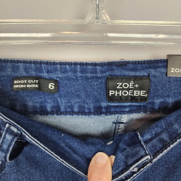 Zoe + Pheobe Jeans Boost and Slim High Rise Boot Cut Size 6 - Picture 7 of 7